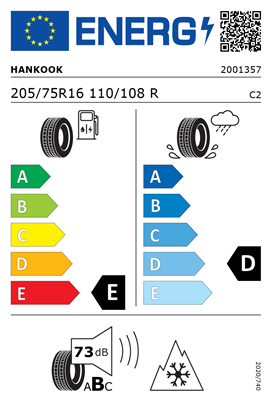 205/75R16C HANKOOK RW06 111R