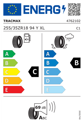 255/35R18 94Y Tracmax X-PRIVILO TX3