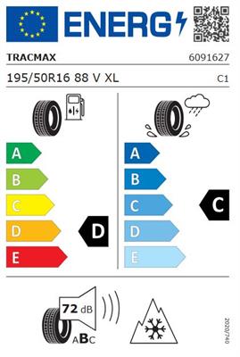 195/50R16 88V Tracmax A/S TRACSAVER