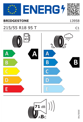 215/55R18 95T Bridgestone ENLITEN+ TL