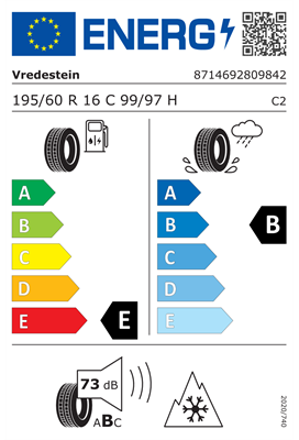 195/60r16 99H Vredestein COMTRAC ALL SEASON