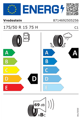 175/50r15 75H Vredestein ULTRAC