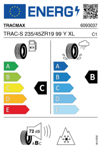 235/45R19 99Y Tracmax A/S TRAC SAVER 