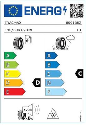 195/50R15 82V Tracmax A/S TRACSAVER