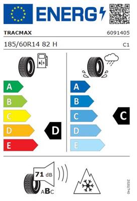 185/60R14 82H Tracmax A/S TRAC SAVER