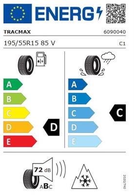 195/55R15 85V Tracmax A/S TRAC SAVER
