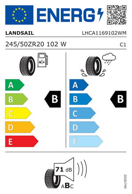 245/50r20 102W LANDSAIL LS588