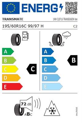195/60R16C 99/97H Transmate TRANSEASON VAN
