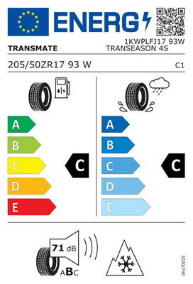 205/50R17 93W Transmate TRANSEASON 4S