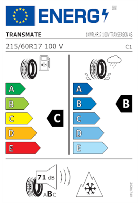215/60R17 100V Transmate TRANSEASON 4S