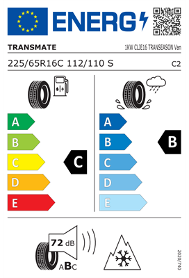 225/65R16C 112/110S Transmate TRANSEASON VAN