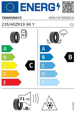 235/40R19 96Y Transmate TRANSEASON 4S