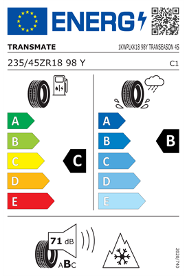 235/45R18 98Y Transmate TRANSEASON 4S