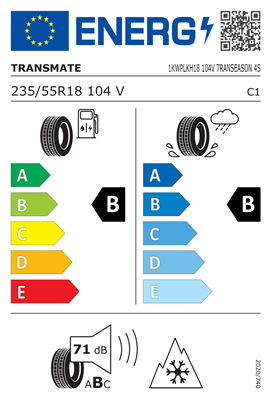235/55R18 104V Transmate TRANSEASON 4S