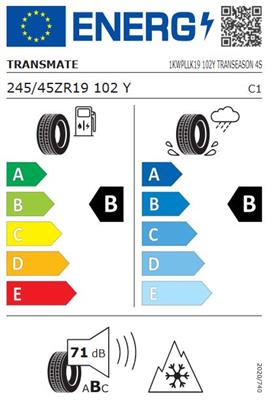 245/45R19 102Y Transmate TRANSEASON 4S