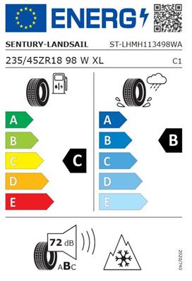 235/45R18 98W XL Sentury/Landsail SEASONDRAGON