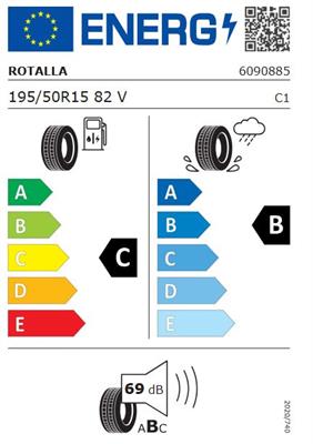 195/50R15 82V Rotalla SETULA E-RACE RH01