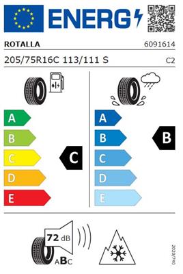 205/75R16C 113/111S Rotalla SETULA VAN 4SEASON RA05