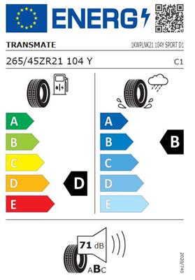 265/45R21 104Y Transmate SPORT D1