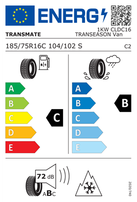 185/75R16C 104/102S Transmate TRANSEASON VAN
