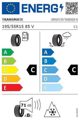 195/55R15 85V Transmate TRANSEASON 4S
