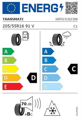 205/55R16 91V Transmate BLUESNOW