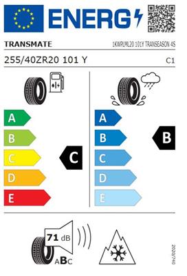 255/40R20 101Y Transmate TRANSEASON 4S