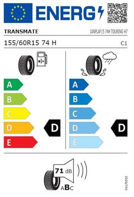 155/60R15 74H Transmate TOURING H7