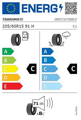 205/60R15 91H Transmate TOURING H7