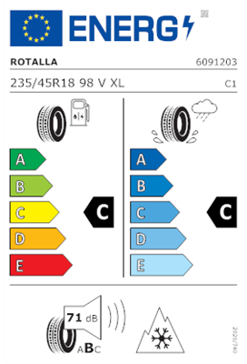 235/45R18 98V XL Rotalla ICE-PLUS S210