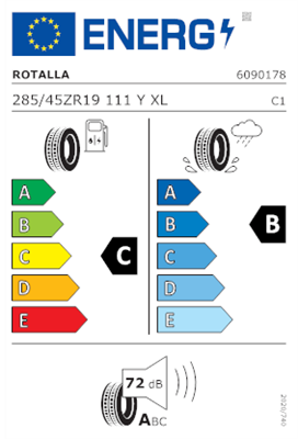 285/45R19 111Y XL Rotalla SETULA S-RACE RU01
