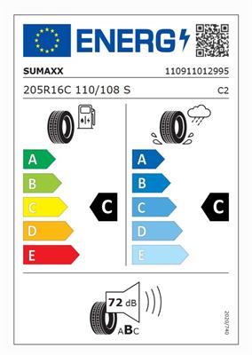 205R16C 110/108S 8PR Sumaxx ALL TERRAIN A/T