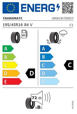 195/45R16 84V XL Transmate TOURING H7