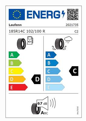 185R14C 102/100R 8PR Laufenn X Fit VAN LV01 dot 23