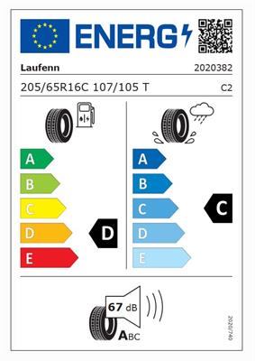 205/65R16C 107/105T 8PR Laufenn X Fit VAN LV01 dot 23