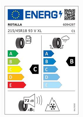 215/45R18 93V XL Rotalla SETULA 4SEASON RA03