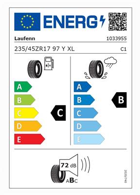 235/45ZR17 97Y XL Laufenn S Fit EQ+ LK01 dot 23