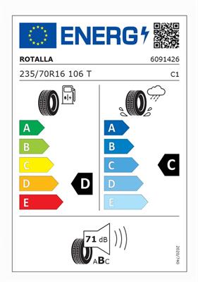235/70R16 106T Rotalla AT08 SETULA A-RACE