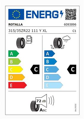 315/35R22 111Y XL Rotalla SETULA S-RACE RS01+