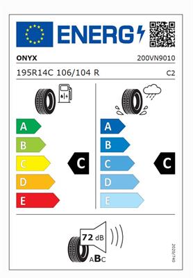 195R14C 106/104R 8PR Onyx NY-05