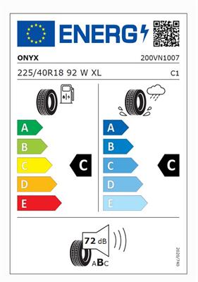 225/40R18 92W XL Onyx NY-901