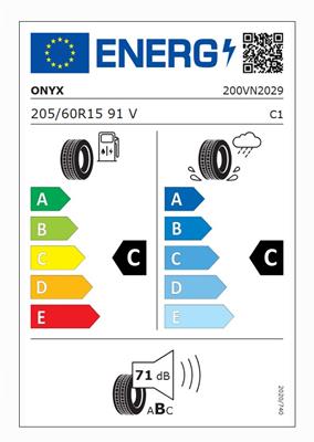 205/60R15 91V Onyx NY-801