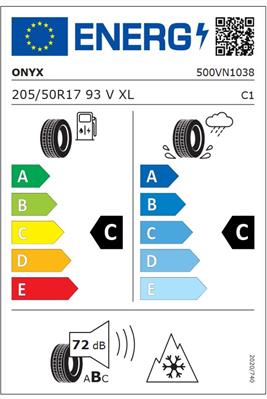 205/50R17 93V XL Onyx NY-AS705 4S