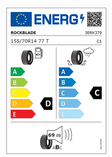 155/70R14 77T Rockblade RO515