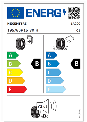 195/60R15 88H Nexen N'BLUE S