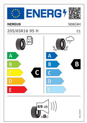 205/65R16 95H Nereus SAILFISH NS601