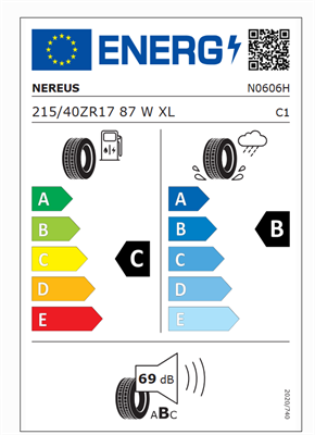 215/40R17 87W XL Nereus SAILFISH NS601