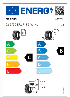 215/50R17 95W XL Nereus SAILFISH NS601