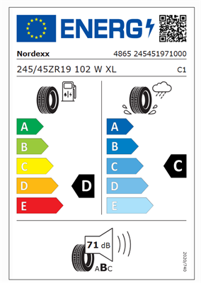 245/45R19 102W XL Nordexx NS9100