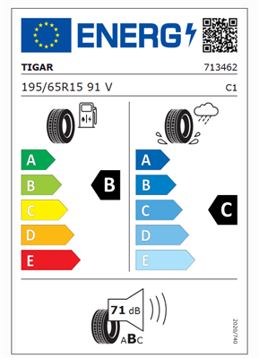 195/65R15 91V Tigar SUMMER 3